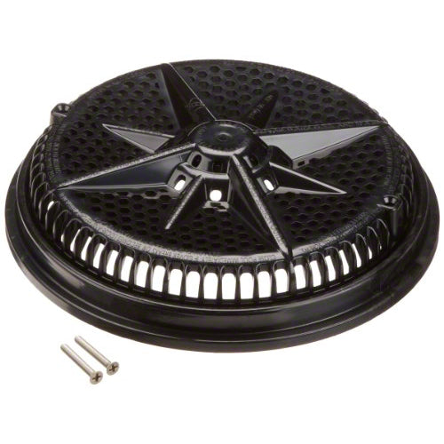 8 Inch StarGuard Main Drain Cover With Long Ring - Black