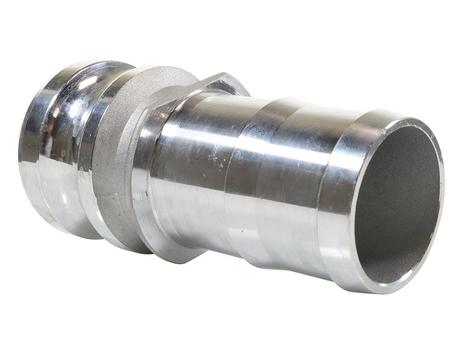 Aluminum Cam and Groove Male Adapter x Hose Shank - 2 Inch - Type E Adapter